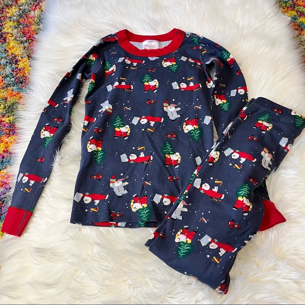 Hanna Andersson Christmas Santa Pajama Set Size Us 8